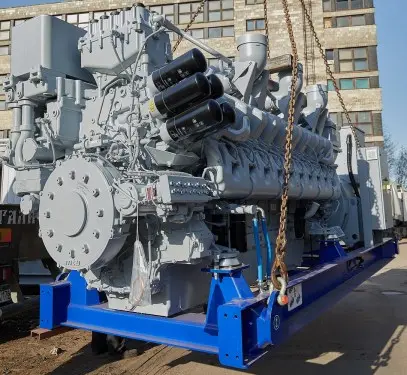 Немецкая ДГУ MTU единичной мощностью 2547 кВт в контейнере для газовой компании "НОВАТЭК" – фото 67 из 74