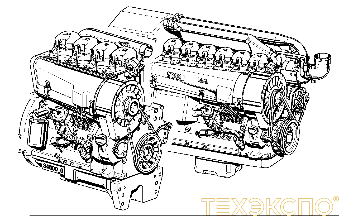 Deutz F6L914 - 0 кВт купить  | Двигатель в Техэкспо