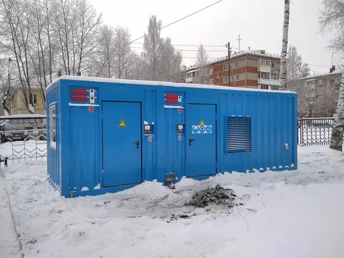 ДЭС 160 кВт в контейнере, два ИБП и монтаж системы аварийного электроснабжения больницы и роддома в Ижевске