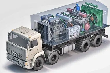 Передвижные азотные компрессорные станции – фото 1 из 5