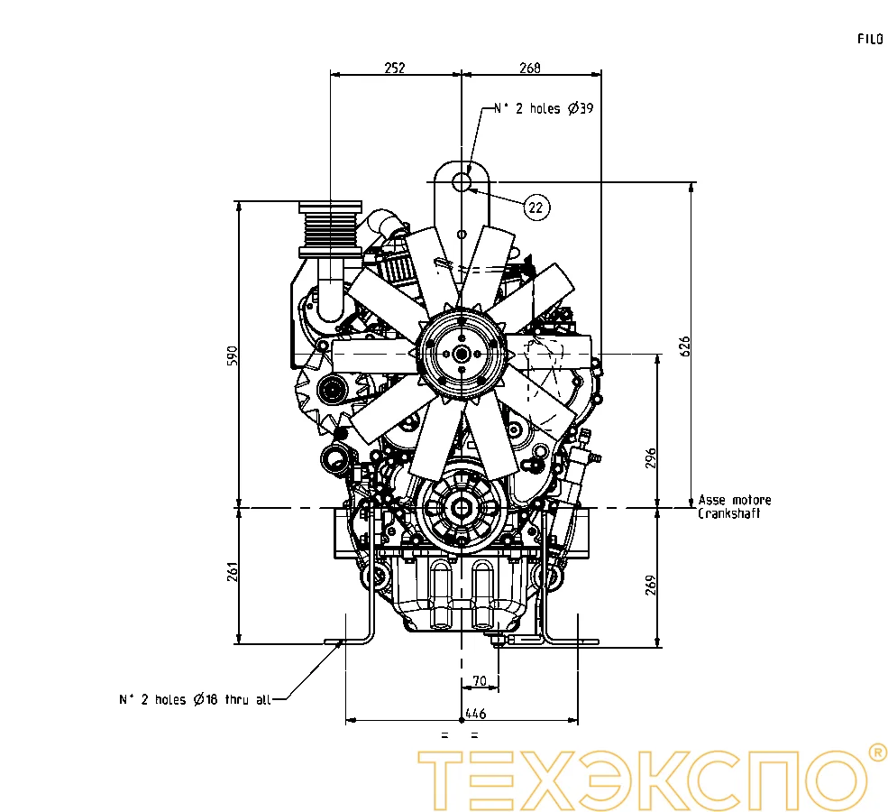 FPT (Iveco) F32 SM1A - 0 кВт купить  | Двигатель в Техэкспо