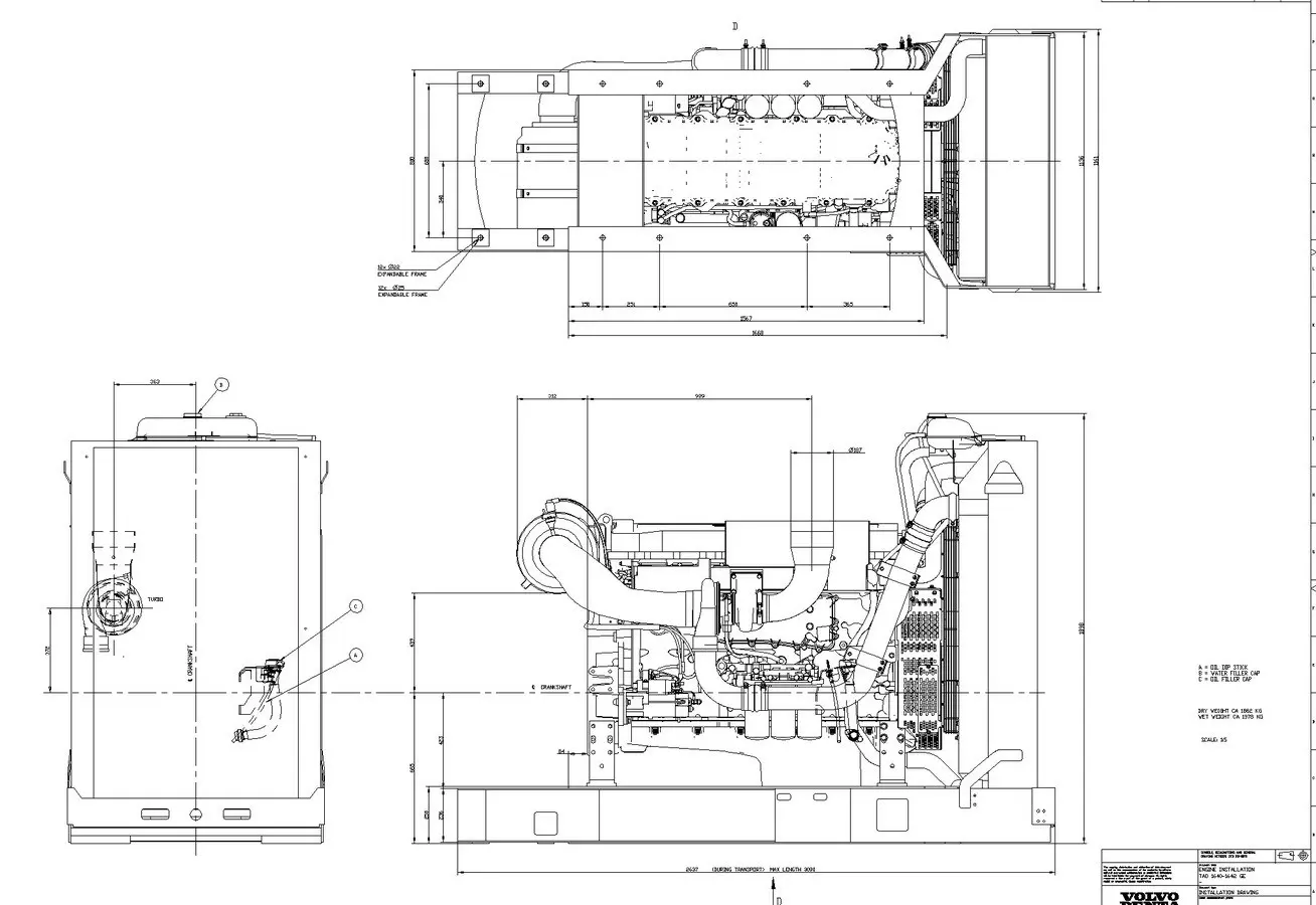 Volvo TAD1640GE - 0 кВт купить  | Двигатель в Техэкспо