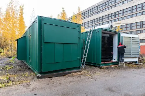 Четыре высоковольтные дизель-генераторные установки 1200 кВт в параллели с РУ-6,З кВ для производства пиломатериалов – фото 45 из 55