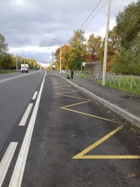 Ремонт проезжей части и организация остановок городского пассажирского транспорта в Пушкинском районе Санкт-Петербурга – фото 11 из 30
