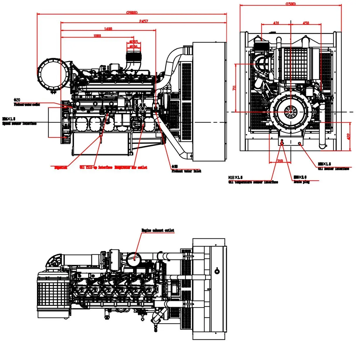 Baudouin 6M26G500/5e2 - 0 кВт купить  | Двигатель в Техэкспо