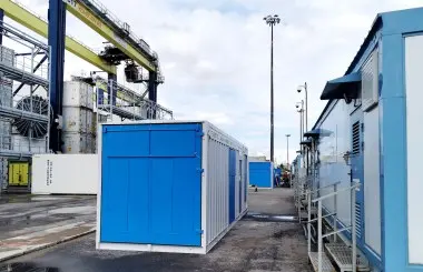 Два контейнера для ДГУ 800 кВт для контейнерного терминала (КТСП) в Петербурге – фото 4 из 10