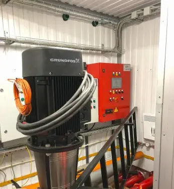 Насосные установки пожаротушения и водоснабжения для вахтового поселка нефтяной компании в Иркутской области – фото 6 из 20