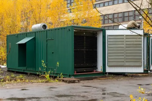 Четыре высоковольтные дизель-генераторные установки 1200 кВт в параллели с РУ-6,З кВ для производства пиломатериалов – фото 12 из 55