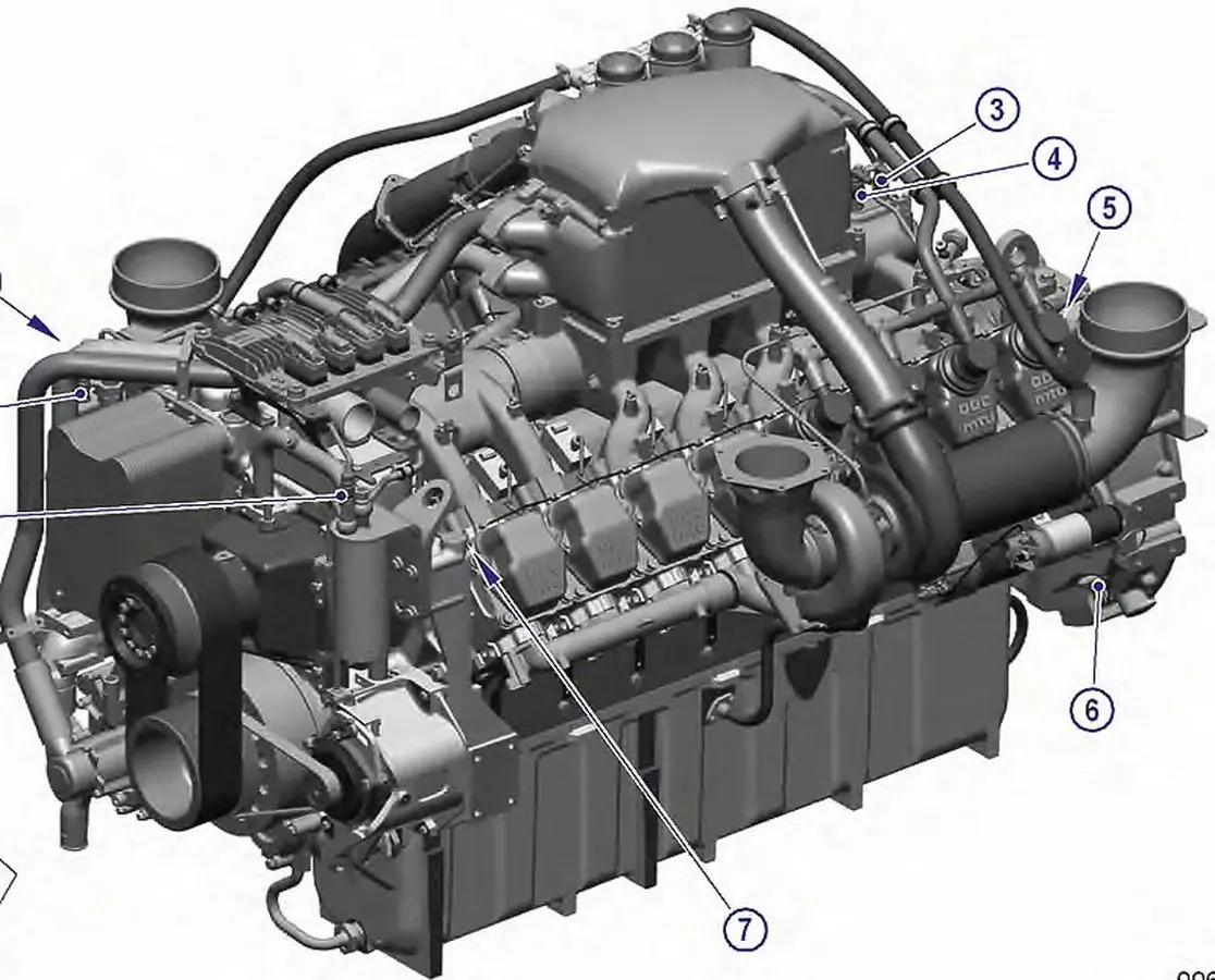 MTU 18V2000G26F - 0 кВт купить  | Двигатель в Техэкспо