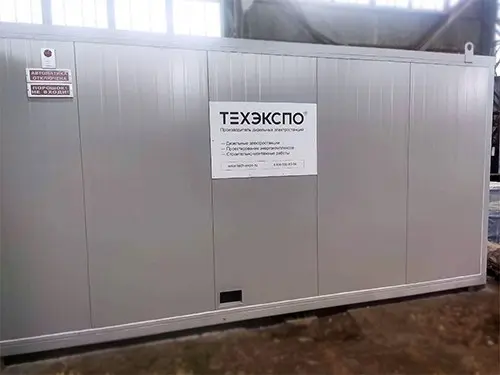 ДЭС 128 кВт в контейнере для строительной площадки в Уфе