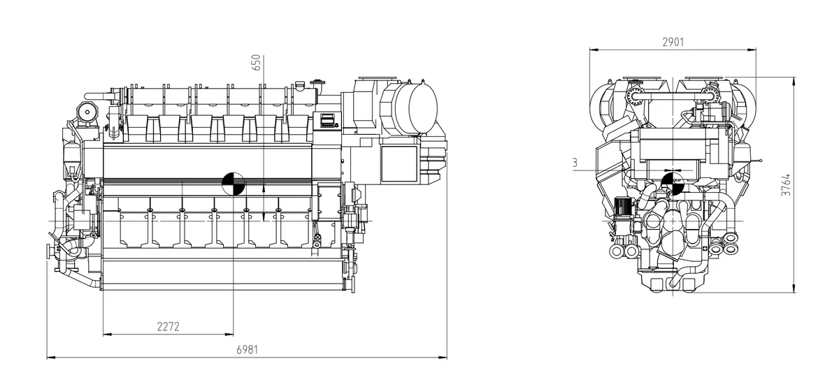 Wärtsilä 12V31DF - 0 кВт купить  | Двигатель в Техэкспо
