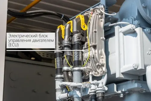 Немецкая ДГУ MTU единичной мощностью 2547 кВт в контейнере для газовой компании "НОВАТЭК" – фото 20 из 74