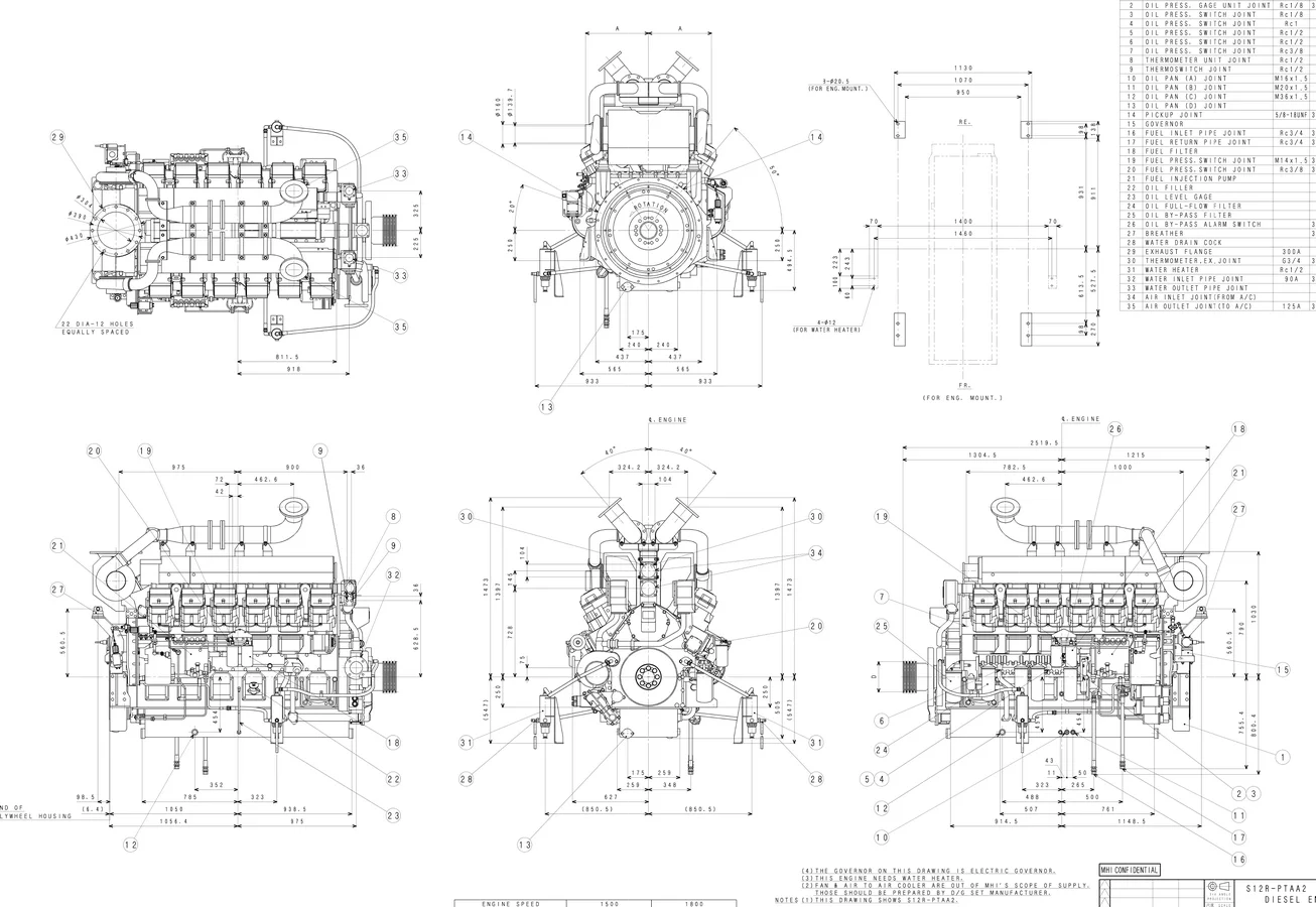 Mitsubishi S12R-PTAA2 - 0 кВт купить  | Двигатель в Техэкспо