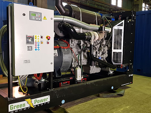 Дизель-генератор Green Power GP440A/P-N мощностью 320 кВт для НИИ гигиены, профпатологии и экологии человека