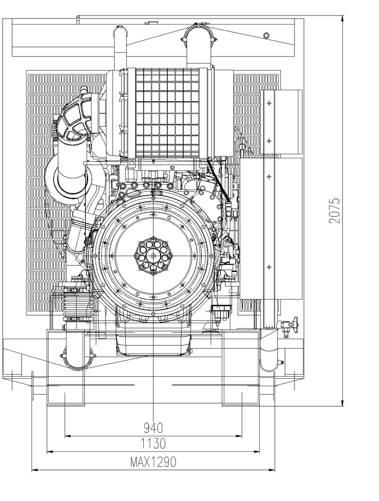 Weichai WPG700 B7 - ДЭС 500 кВт  за 5&nbsp;830&nbsp;039 рублей | Дизельная электростанция в Техэкспо