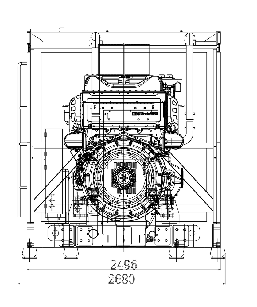 Weichai WPG3000 B7 - ДЭС 2200 кВт  за 100&nbsp;122&nbsp;850 рублей | Дизельная электростанция в Техэкспо