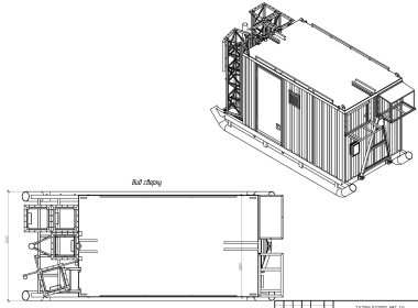 Контейнер связи на салазках для телекоммуникационного оборудования Газпрома – фото 8 из 10