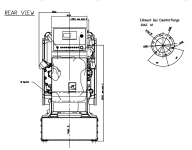 Чертеж дизельной электростанции  GE NEF85 – 
фото 2 из 4