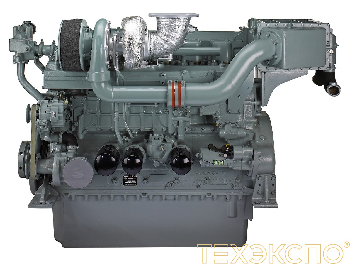 Mitsubishi S6B3-PTA - 360 кВт купить в Санкт-Петербурге | Двигатель в Техэкспо
