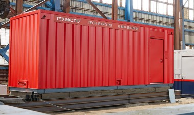 Контейнер для ДГУ Cummins 640 кВт для погрузочного крана в Мурманске – фото 1 из 10
