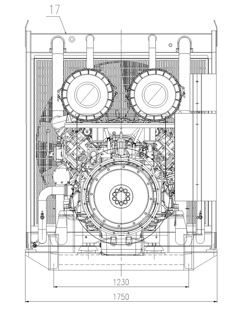 Weichai WPG1100 B7 - ДЭС 800 кВт  за 26&nbsp;205&nbsp;922 рублей | Дизельная электростанция в Техэкспо