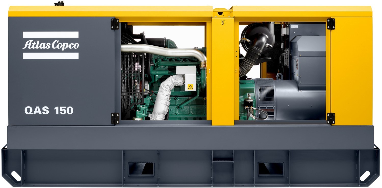 Atlas Copco QAS 150 - ДЭС 121 кВт  | Дизельная электростанция в Техэкспо