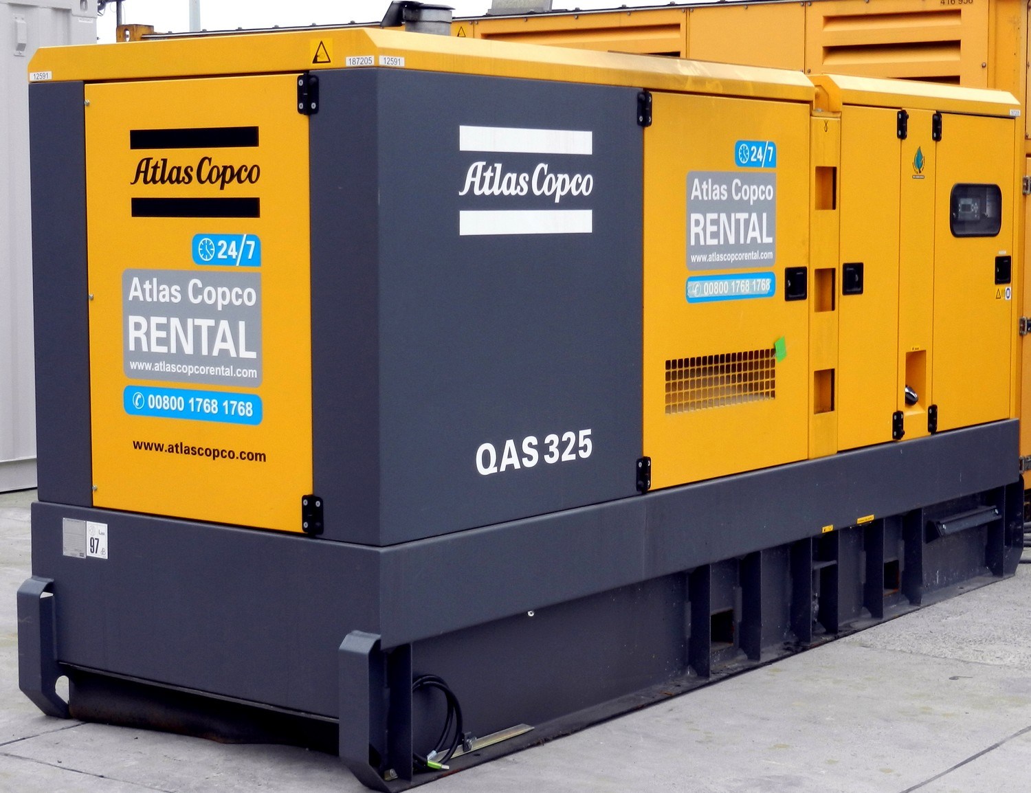 Atlas Copco QES 320 - ДЭС 263 кВт  | Дизельная электростанция в Техэкспо