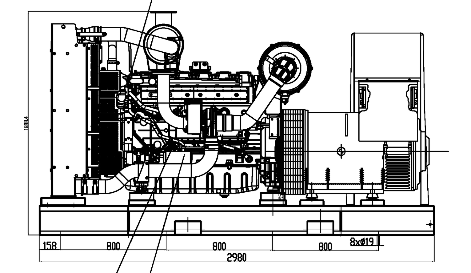 Weichai WPG350 B8 - ДЭС 250 кВт  за 2&nbsp;429&nbsp;237 рублей | Дизельная электростанция в Техэкспо