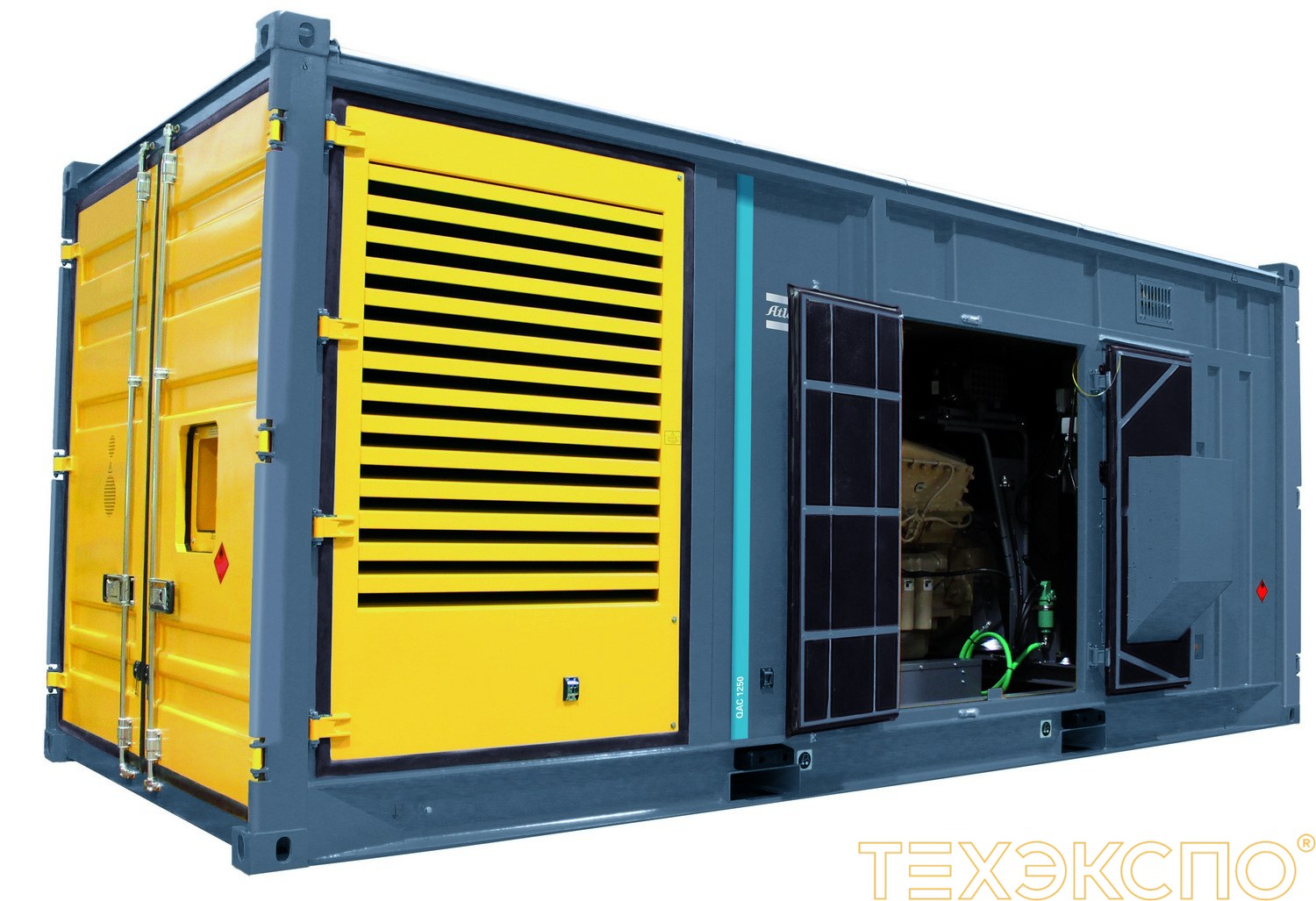 Atlas Copco QAC 1000 - ДЭС 808 кВт  | Дизельная электростанция в Техэкспо