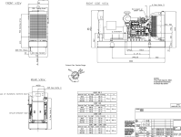 Чертеж дизельной электростанции  GS NEF150 – 
фото 1 из 3