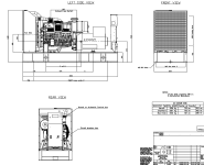 Чертеж дизельной электростанции  GE CURSOR250 – 
фото 1 из 3
