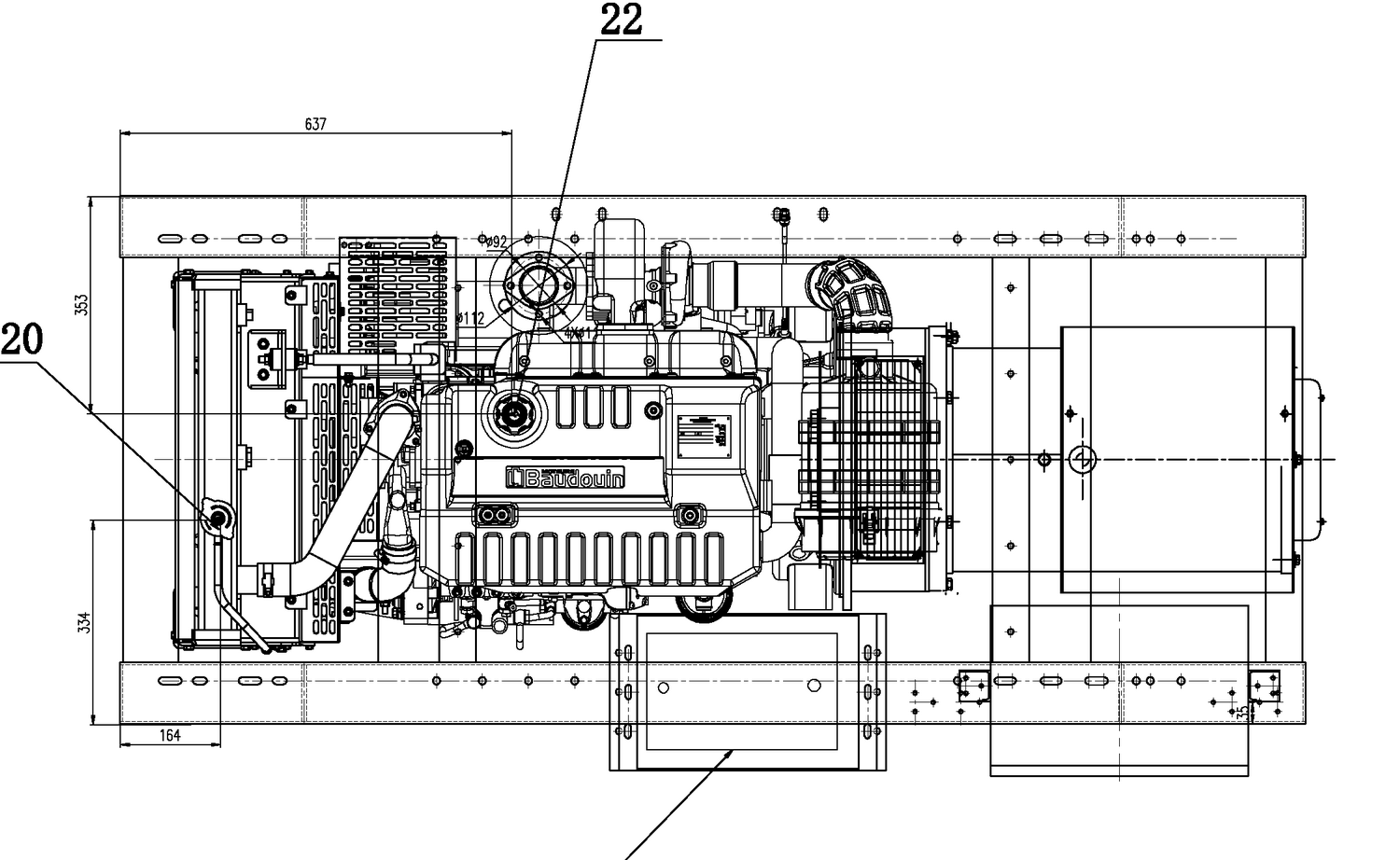 Weichai WPG70 B1 - ДЭС 50 кВт  за 1&nbsp;301&nbsp;441 рублей | Дизельная электростанция в Техэкспо