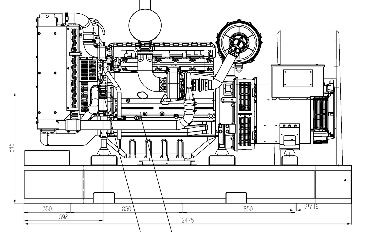 Weichai WPG165 B9 - ДЭС 120 кВт  за 1&nbsp;720&nbsp;337 рублей | Дизельная электростанция в Техэкспо