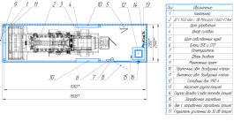 Чертеж дизельной электростанции  ТЭ.1920С-Т400-2РН Mitsubishi – 
фото 1 из 3