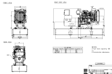 Чертеж дизельной электростанции  GS NEF45 – 
фото 4 из 4