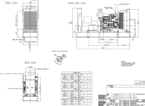 Чертеж дизельной электростанции  GE NEF200 – 
фото 3 из 4