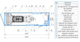 Чертеж дизельной электростанции  ТЭ.1000С-Т400-2РН Baudouin – 
фото 1 из 3