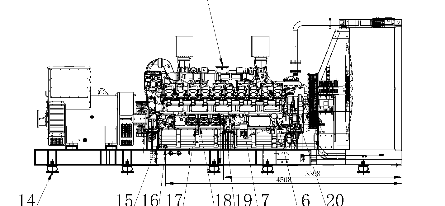 Weichai WPG2200B73 - ДЭС 1600 кВт  за 26&nbsp;314&nbsp;511 рублей | Дизельная электростанция в Техэкспо