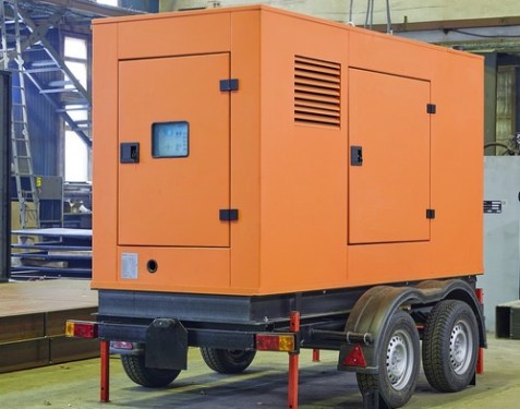 Дизель-генератор FPT GS NEF 125 в кожухе на шасси для Киришского НПЗ