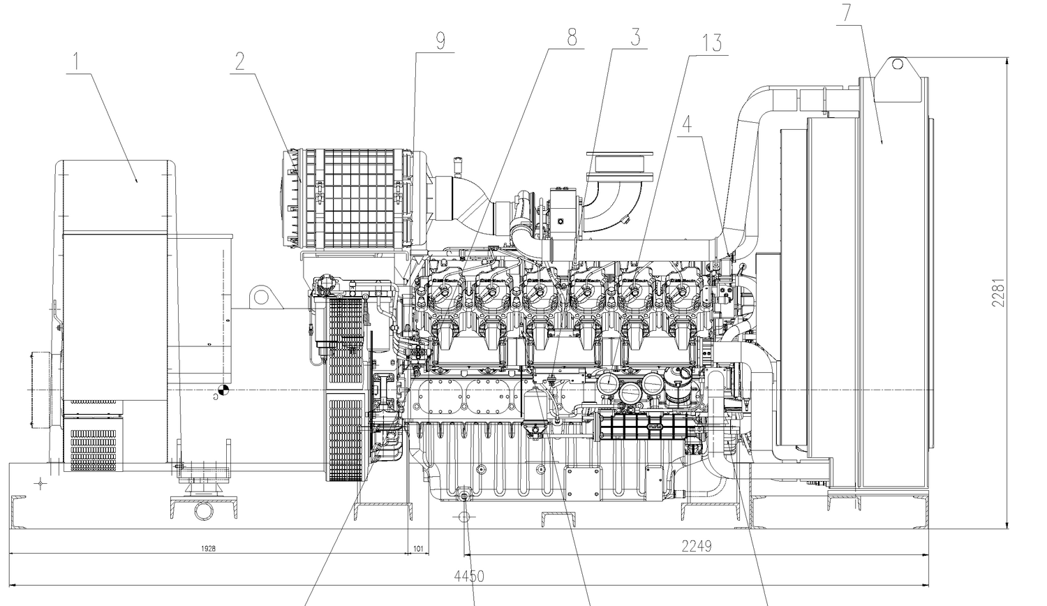Weichai WPG1000 B7 - ДЭС 720 кВт  за 24&nbsp;159&nbsp;356 рублей | Дизельная электростанция в Техэкспо