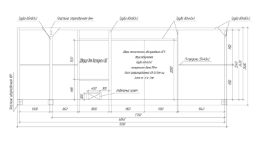 ДГУ Perkins 800 кВт для Бокситогорского глиноземного завода (РУСАЛ) – чертеж из проектной документации 2 из 5