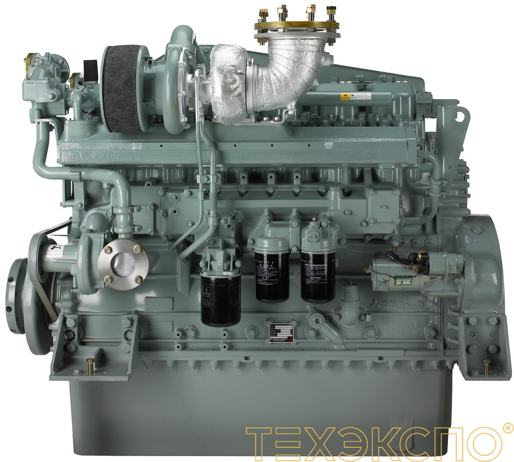 Mitsubishi S6A3-E2PTAA - 420 кВт купить в Санкт-Петербурге | Двигатель в Техэкспо