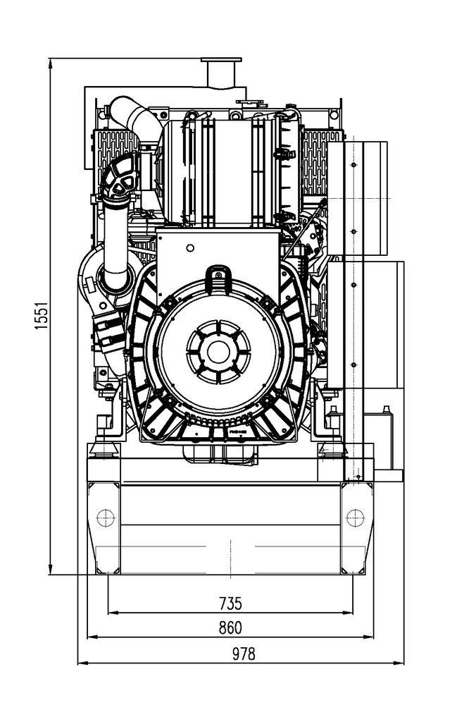 Weichai WPG165 B9 - ДЭС 120 кВт  за 1&nbsp;720&nbsp;337 рублей | Дизельная электростанция в Техэкспо