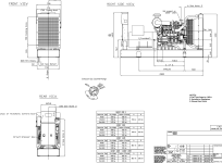 Чертеж дизельной электростанции  GE NEF130 – 
фото 1 из 3