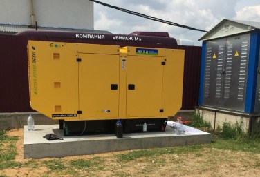 Cummins в кожухе мощностью для гостиницы «Уют» в Москве