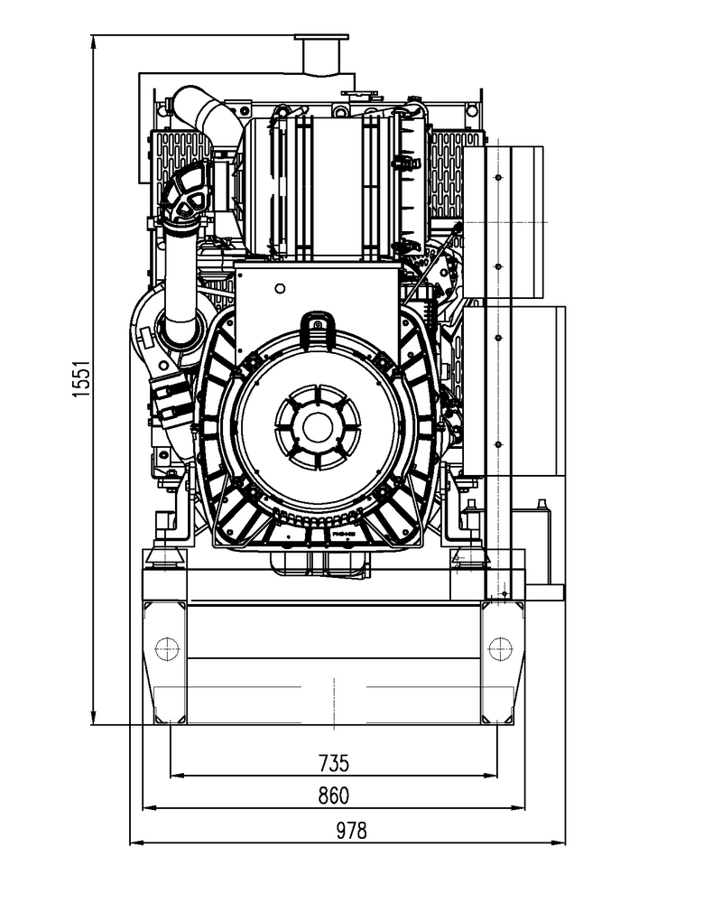 Weichai WPG138 B9 - ДЭС 100 кВт  за 1&nbsp;644&nbsp;078 рублей | Дизельная электростанция в Техэкспо