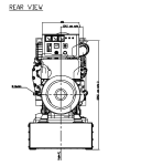 Чертеж дизельной электростанции  GS NEF75 – 
фото 3 из 4