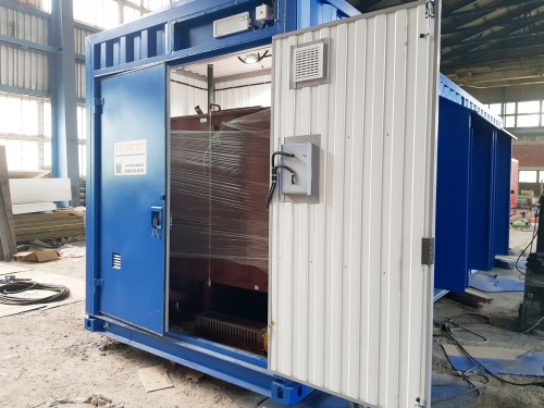 Контейнер для ДГУ 800 кВт и топливным отсеком для переработки лома цветных металлов – фото 6 из 7