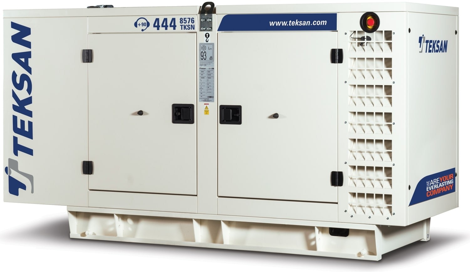 Teksan TJ90DW5C в кожухе (в наличии на складе) - ДЭС 66 кВт  за 1&nbsp;010&nbsp;000 рублей | Дизельная электростанция в Техэкспо