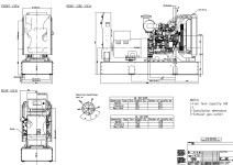 Чертеж дизельной электростанции  GS NEF100 – 
фото 4 из 4
